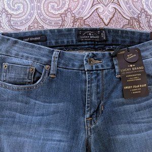 NWT Lucky Brand Sweet Jean Boot Jeans Sz 2/26